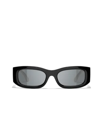 KÍNH CHANEL DÁNG CHỮ NHẬT ĐEN TRẮNG