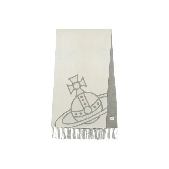 Khăn Cổ Vivienne Westwood Shawl Scarf Xám