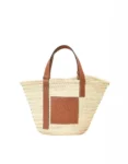 TÚI LOEWE MEDIUM CÓI RAFFIA NÂU