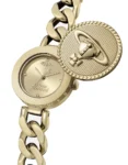 dh orb button watch gold 1