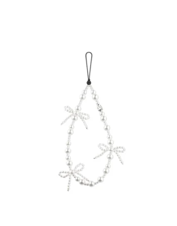 CHARM CASETIFY BOW PHONE - FROSTED BOWS