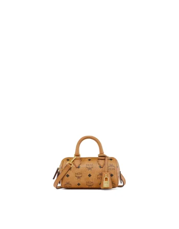 TÚI MCM MINI ELLA BOSTON IN VISETOS NÂU