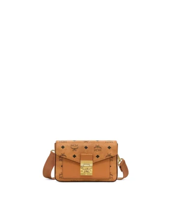 TÚI MCM SMALL CROSSBODY IN VISETOS NÂU
