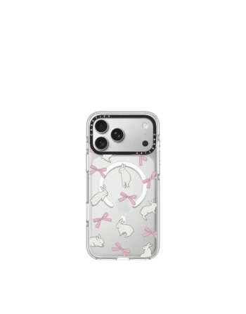 ỐP LƯNG CASETIFY IMPACT CLEAR RABBIT RIBBON