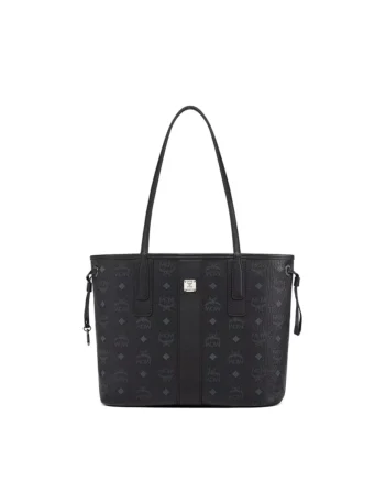 TÚI MCM SMALL REVERSIBLE LIZ SHOPPER ĐEN